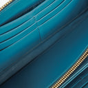 Miu Miu Matelasse Light Blue Wallet