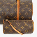 Louis Vuitton Papillon 30 Vintage Monogram Canvas Handbag With Mini Papillon Pochette