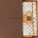 Louis Vuitton Sarah Noeud White Litchi Monogram Wallet