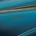 Miu Miu Matelasse Light Blue Wallet
