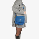 Louis Vuitton Saint Cloud Blue EPI Leather Crossbody Bag