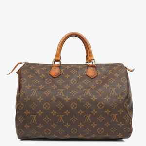 Louis Vuitton Speedy 35 Monogram Canvas Handbag