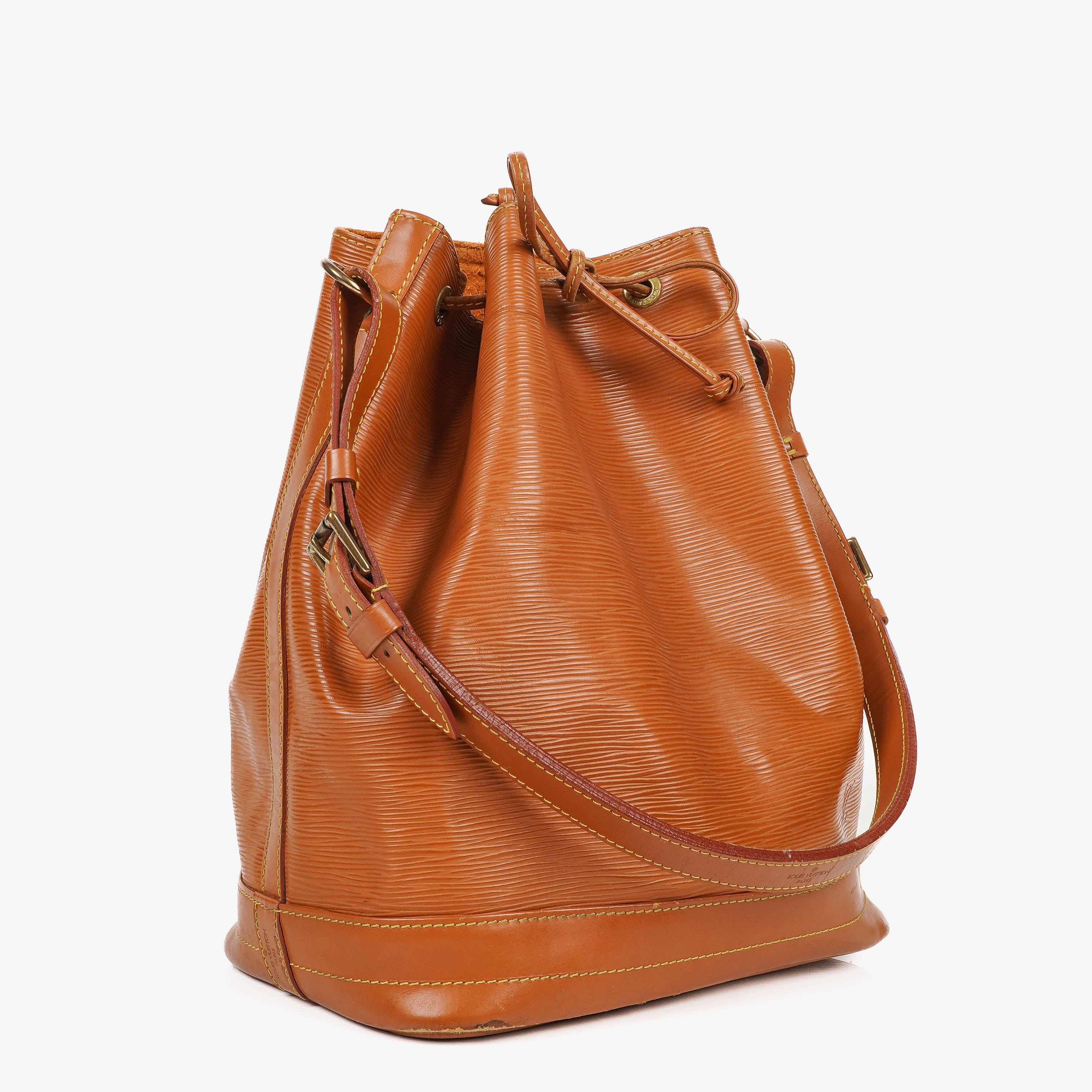 Louis Vuitton Noe Grande GM Brown EPI Leather Shoulder Bag