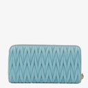Miu Miu Matelasse Light Blue Wallet