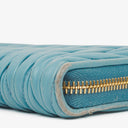 Miu Miu Matelasse Light Blue Wallet