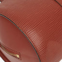 Sac à main Louis Vuitton Soufflot en cuir Epi Kenyan Fawn