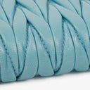 Miu Miu Matelasse Light Blue Wallet