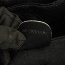 Gucci Vintage Black Leather Bamboo Backpack