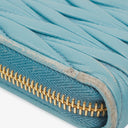 Miu Miu Matelasse Light Blue Wallet