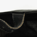 Gucci Vintage Black Leather Bamboo Backpack