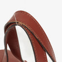 Sac à main Louis Vuitton Soufflot en cuir Epi Kenyan Fawn