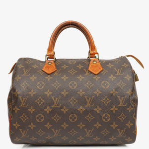Louis Vuitton Speedy 30 Monogram Canvas Handbag