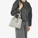 Dior Lady Dior Vintage Medium Patent Calfskin Handbag