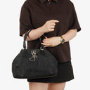 Christian Dior Black Diorissimo Lovely Tote Bag
