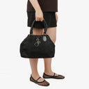 Christian Dior Black Diorissimo Lovely Tote Bag