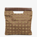 Chanel Beige New Travel Ligne Nylon Bag