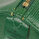 Louis Vuitton Speedy 25 Green EPI Leather Handbag