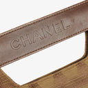 Chanel Beige New Travel Ligne Nylon Bag