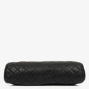 Chanel Black Quilted Leather Timeless Clutch Bag