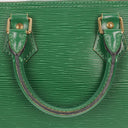Louis Vuitton Speedy 25 Green EPI Leather Handbag