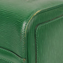 Louis Vuitton Speedy 25 Green EPI Leather Handbag