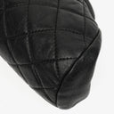 Chanel Black Quilted Leather Timeless Clutch Bag
