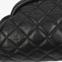 Chanel Black Quilted Leather Timeless Clutch Bag