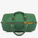 Louis Vuitton Speedy 25 Green EPI Leather Handbag