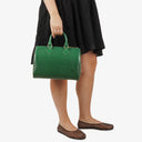 Louis Vuitton Speedy 25 Green EPI Leather Handbag