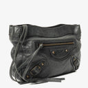Balenciaga Black Chevre Leather Trousse Maquillage Cosmetic Pouch