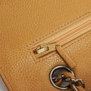 Chanel Medium Classic Vintage Double Flap Bag Beige Quilted Caviar Leather With Silver-Tone Hardware