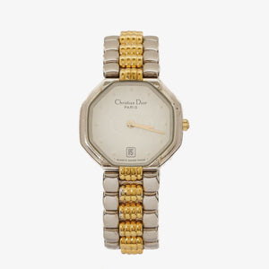Christian Dior 25mm Octagon Stainless Steel Quartz Watch