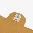 Chanel Medium Classic Vintage Double Flap Bag Beige Quilted Caviar Leather With Silver-Tone Hardware