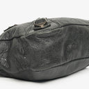 Balenciaga Black Chevre Leather Trousse Maquillage Cosmetic Pouch