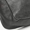 Balenciaga Black Chevre Leather Trousse Maquillage Cosmetic Pouch