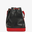 Louis Vuitton Noe Grande GM Black And Red EPI Leather Shoulder Bag