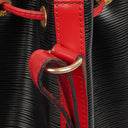 Louis Vuitton Noe Grande GM Black And Red EPI Leather Shoulder Bag