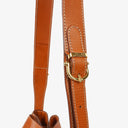Celine Vintage Macadam Triomphe Brown Drawstring Bucket Bag