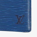 Louis Vuitton Trousse Crete Blue EPI Leather Pouch