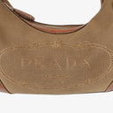 Prada Canapa Logo Hobo Shoulder Bag
