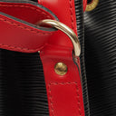 Louis Vuitton Noe Grande GM Black And Red EPI Leather Shoulder Bag