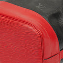 Louis Vuitton Noe Grande GM Black And Red EPI Leather Shoulder Bag