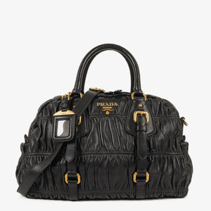 Prada Nappa Gaufre'An Nero Shoulder Bag
