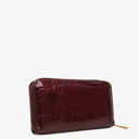 Louis Vuitton Rouge Fauviste Vernis Zippy Wallet