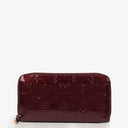 Louis Vuitton Rouge Fauviste Vernis Zippy Wallet