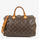 Louis Vuitton Speedy 30 Bandouliere Monogram Canvas Handbag
