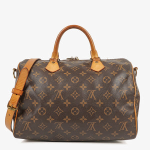 Louis Vuitton Speedy 30 Bandouliere Monogram Canvas Handbag