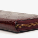 Louis Vuitton Rouge Fauviste Vernis Zippy Wallet
