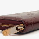 Louis Vuitton Rouge Fauviste Vernis Zippy Wallet