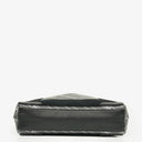Balenciaga Cotton Navy Canvas Calfskin Logo Print Cabas XS